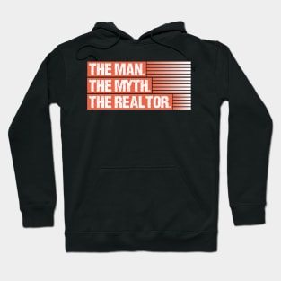 Realtor Legend Fathers Day Gift Funny Retro Vintage Hoodie